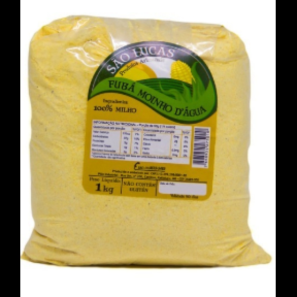 Fubá Moinho D'água De Minas Gerais Super Saboroso Aproveite 1 kg