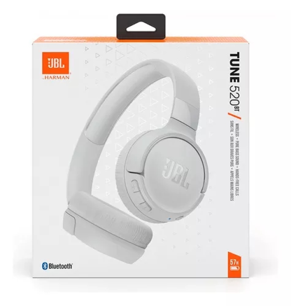 Fone de ouvido Tune 520bt Branco JBL